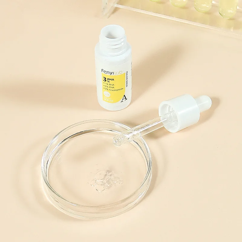 Hot Sale Perfect Skin Serum FENYI lab +3% AHA Peeling Face Serum Shrink Pores Reduce Pimples Acne Marks Face care 17ml