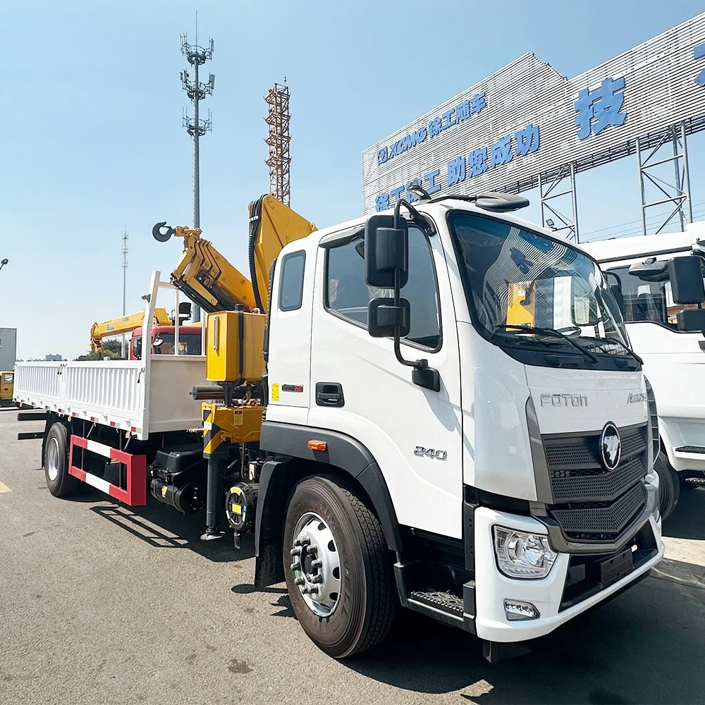 Строительный сельскохозяйственный кран Multi Arm Foton Cargo 25 тонн 8 10 4x2 6x4 автокраны