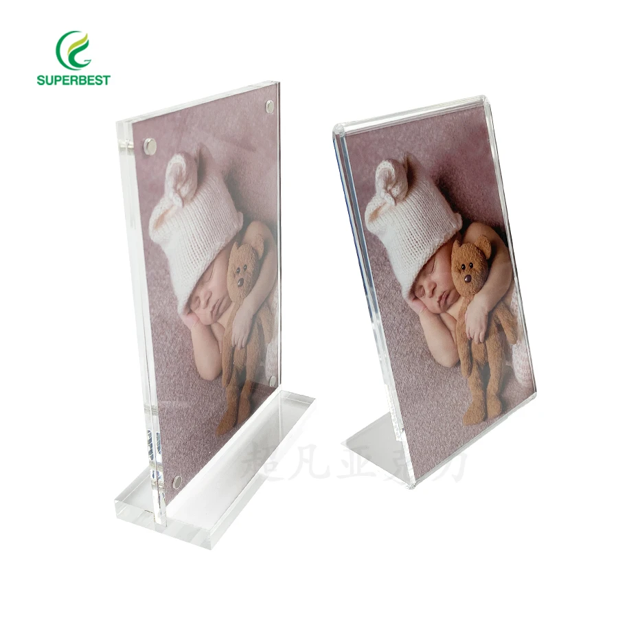 Factory direct sale L shape acrylic sign holder