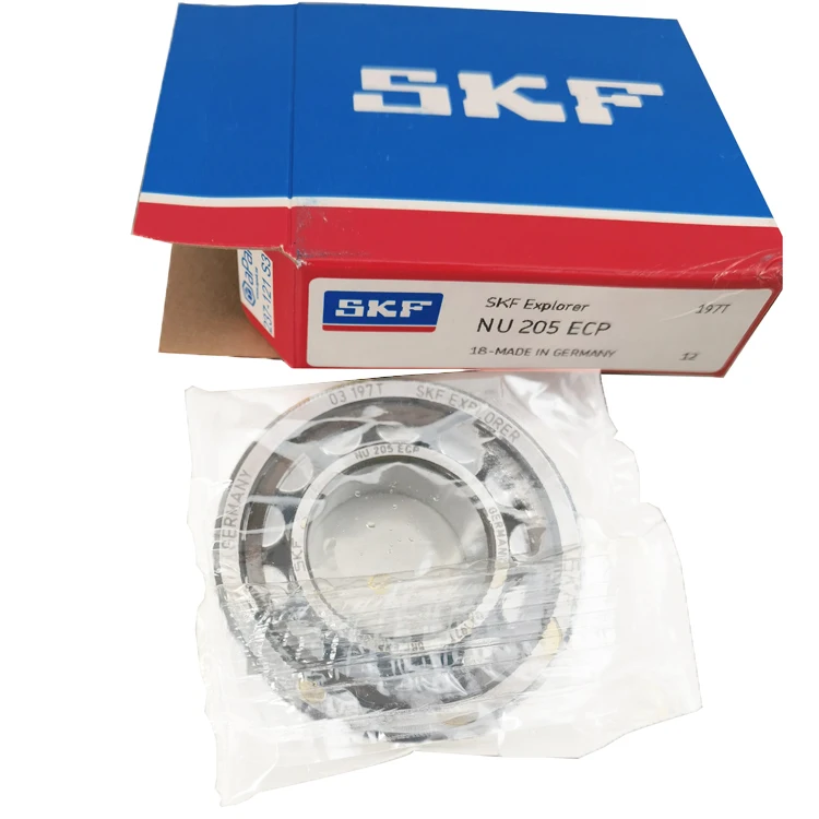 SKF Cylindrical Roller Bearing NU205ECP SKF NU Bearing NU205 Bearing