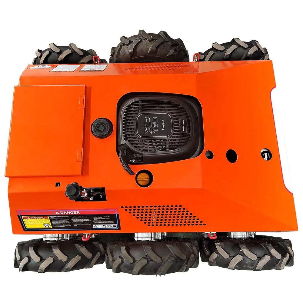 2022 Sinolink New Design Lawn Mover Remote Control Mower Electric Battery Operated Remote Control Lawn Mower