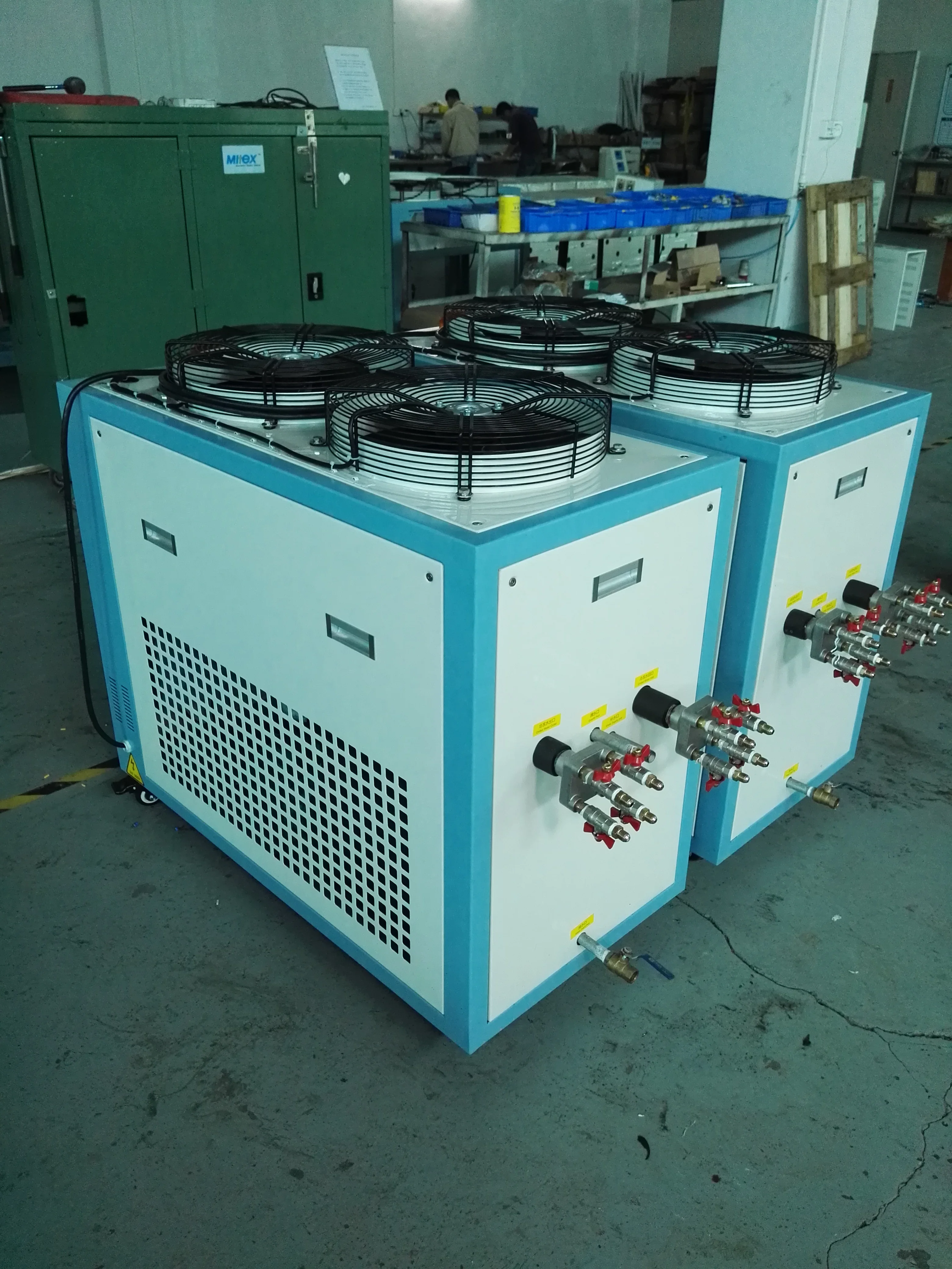 air cooled 3hp water chiller for 150ton injection machines