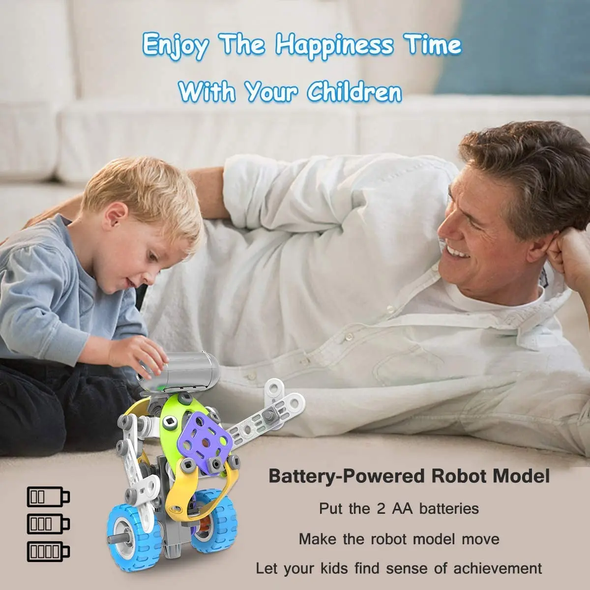 Hot sale stem toys 109pcs 5 in 1 educational construction engineering self-assembling building blocks toys set for kids