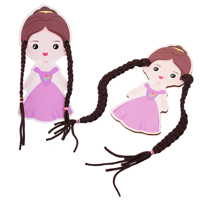 Деревянный детский сад девочки практика ручной хлыст для детей игровой дом деревянный ручной работы Ранние Обучающие Развивающие игрушки