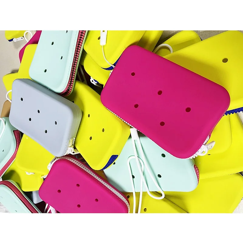 1 Piece Cute Charms Candy Colors Coin Purse Pouch Lovely Key Case Wallet Silicon Money Bags 2023