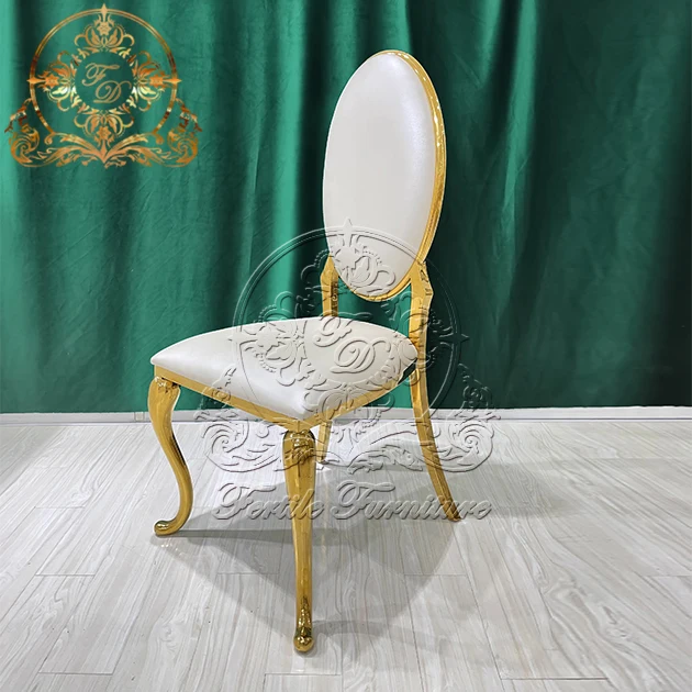 Conference Banquet Royal  Stainless Steel Hotel Wholesale Chair For Wedding Events