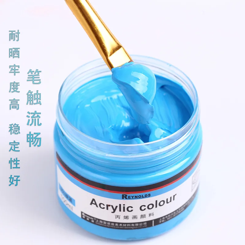 Reynolds Acrylic Pigment 100ml Wall Painting Hand Painted Diy Silver Gold Textile Waterproof