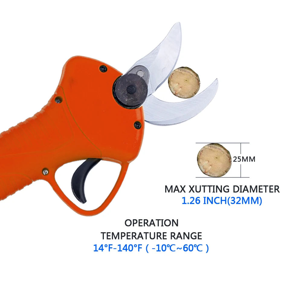 High Quality Anxia portable 16.8V Pruners cutting machine cordless electric scissors for Branch