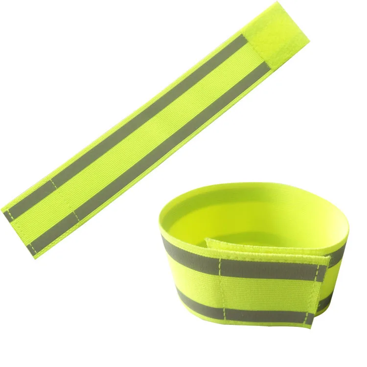 Wholesale Factory customized Elastic Band polyester reflective elastic armband custom football captain armband