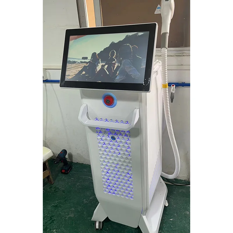 2024 Hot Dual Heads CE ISO Hair Removal Diode Laser 1200-2000W 755 808 940 1064nm 4 wave diode laser
