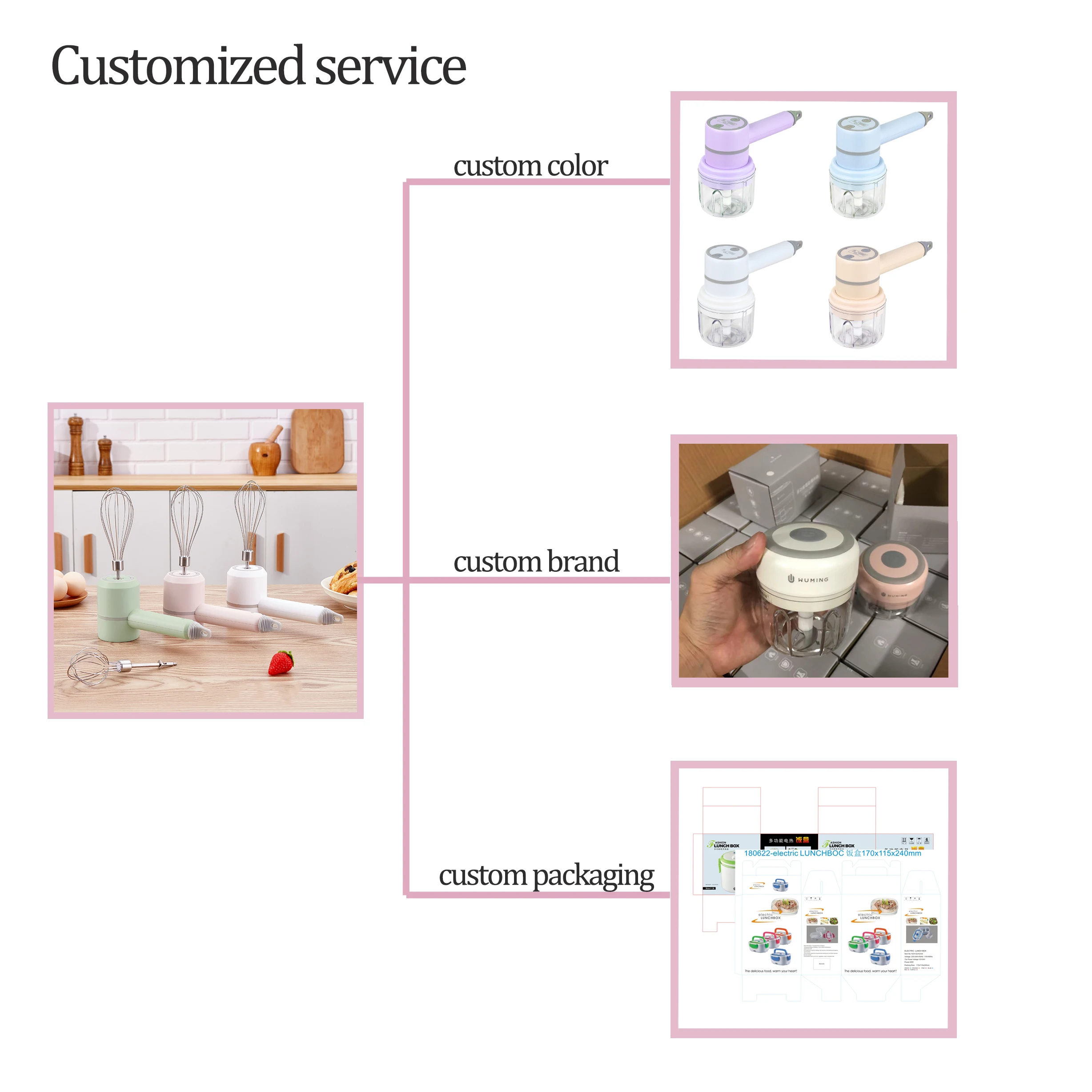 Electric 3-speed speed regulation two-in-one wireless portable manual outdoor household  egg beater food mixer Blender