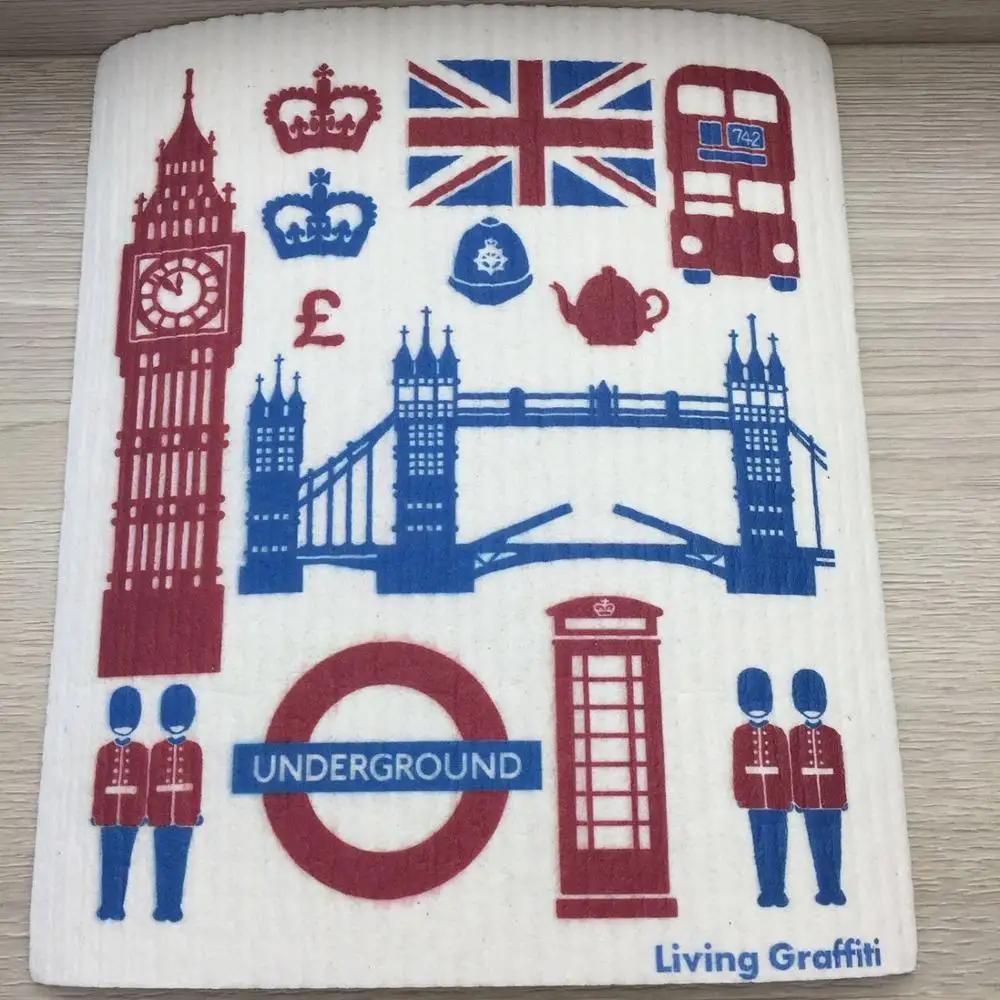 ECO Friendly Absorbent Cleaning Cloth | Reusable Cleaning Wipes | Swedish Dish Cloths Sponge Household Cleaning 1000packs Reach