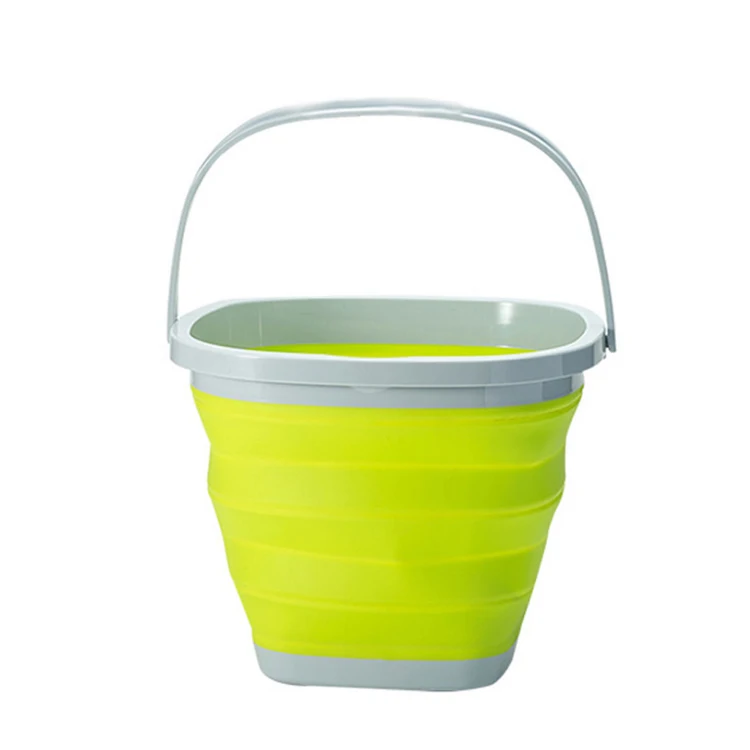 3L 5L 10L CUSTOM LOGO Camping Washing bucket folding water bucket square fishing folding bucket