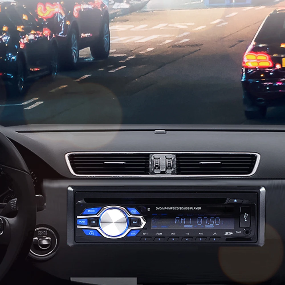 Manufacturer High Quality Low Price Auto Radio Stereo 12V and 24VBT Car DVD Player