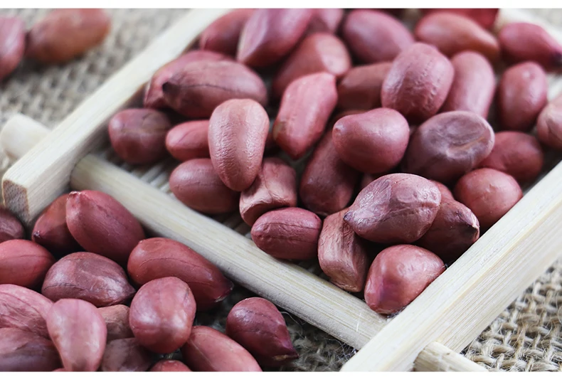 Made In China Rich Protein Red Skin Peanuts Organic Raw Peanuts Kernel Wholesale