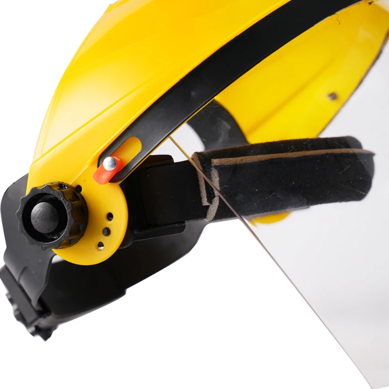 Best Quality Reusable Anti-Fog Transparent Plastic Industrial Protective Safety Full Face Shield for heavy Industry