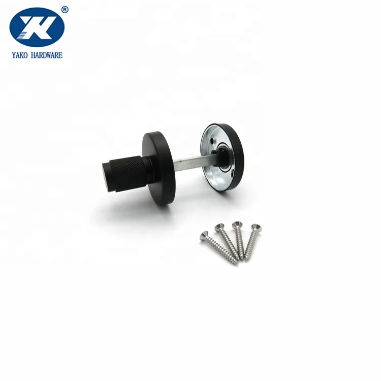 Round Stainless Steel Bathroom Lock Knurling Thumb Turn Indicator