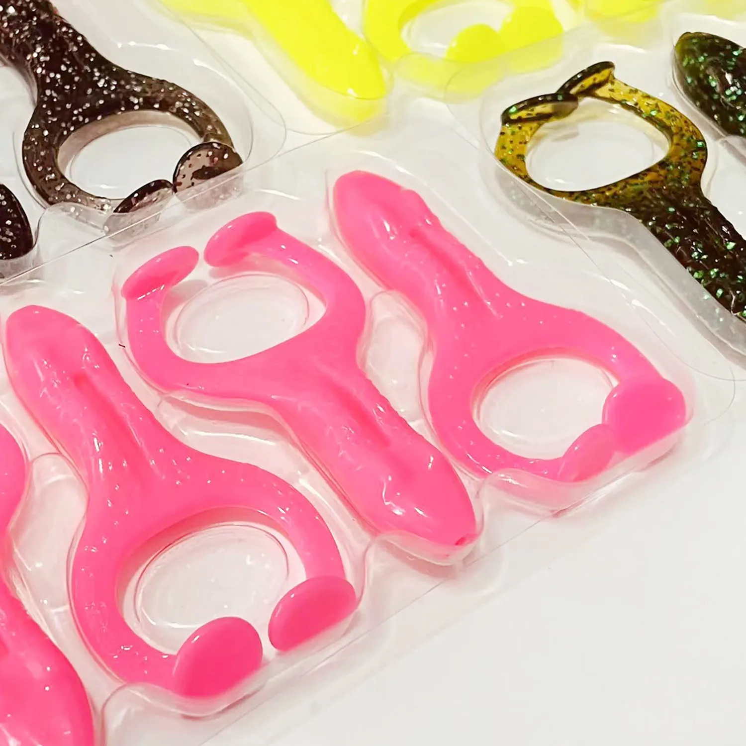 Fishing lure Bionic frog Lure 70mm 4.5g 4pcs TPR Fishing Bait Bionic Frog Bait Tackle Sea Fishing tackle