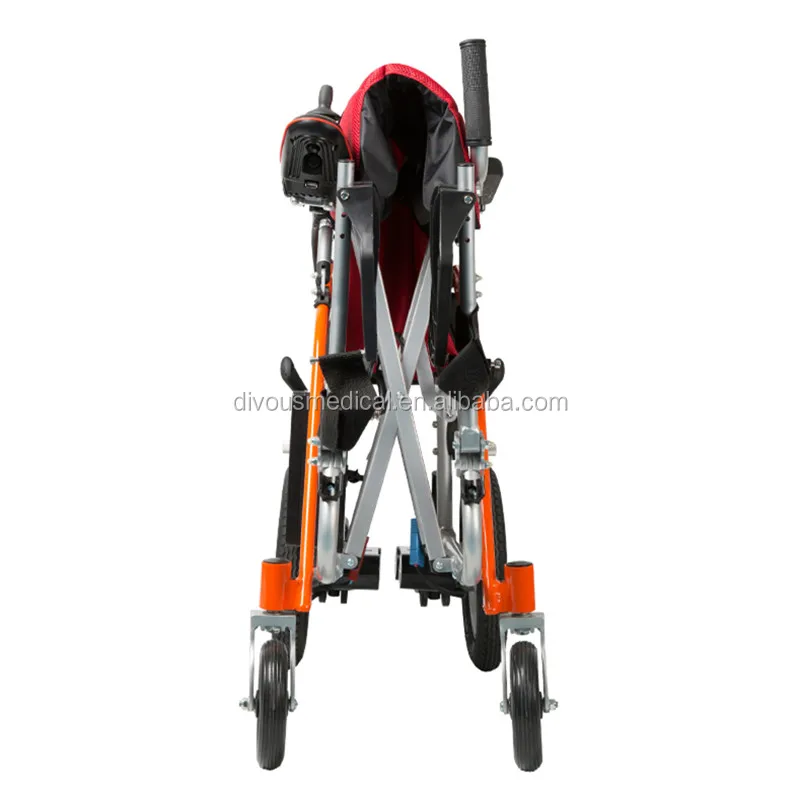 Handy, fashionable, beautiful, heavy, fast folding, portable and competitive price electric wheelchair for disabled people