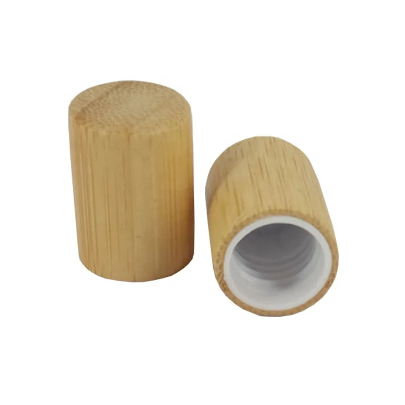 Wood Bamboo Lid for Cosmetic Jar Lids Essential Oil Bottle Perfume Bottle 18 mm Wooden Screw Cap Lid