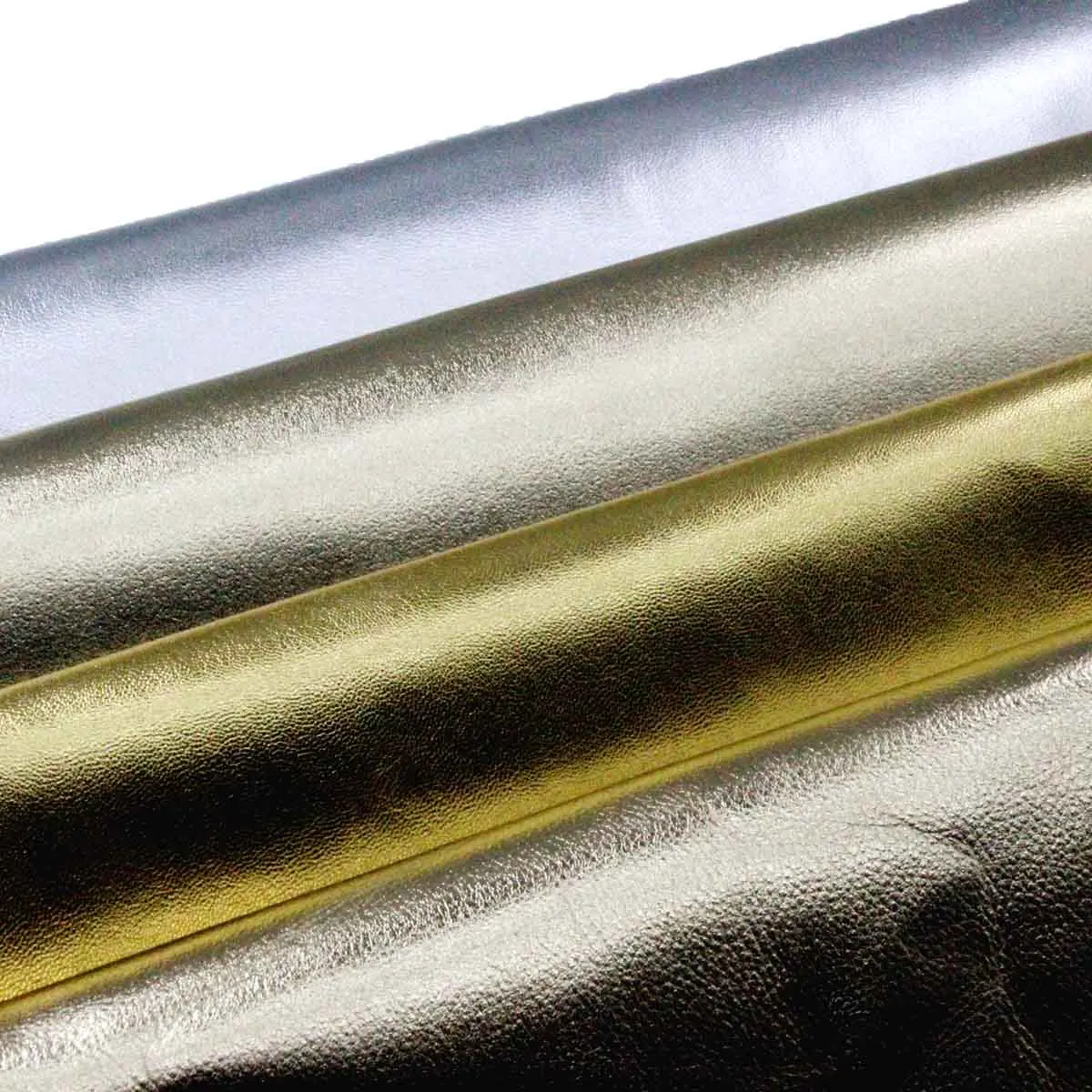 For Bags Shoes Eco Friendly and Free Sample Foiled Microfiber 0.7mm Pu Leather Shoes Bags Belt Decoration PE Film