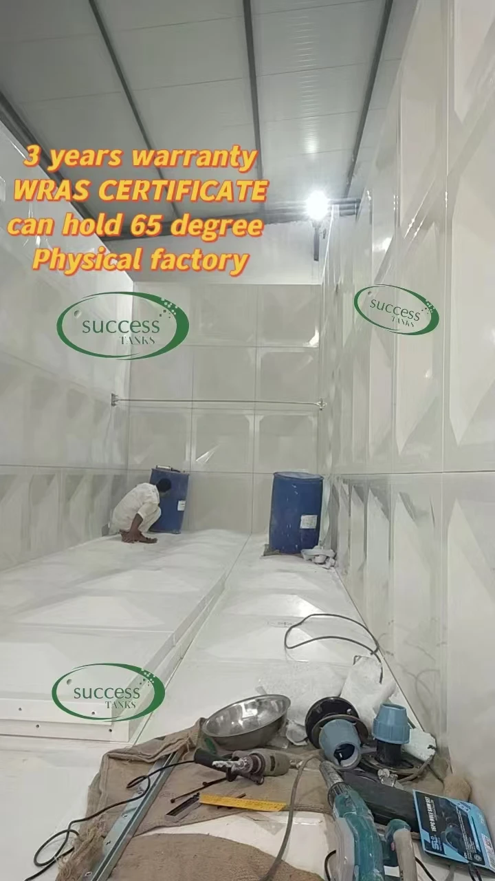 Square grp Premium customized size  frp water storage tank for drinking /cold water