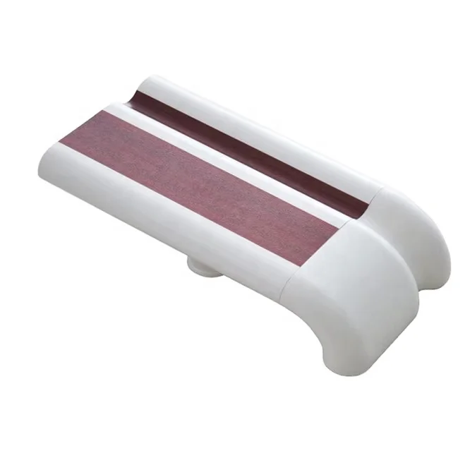 159mm Wood Grain Handrail Hospital Corridor PVC Anti-collision
