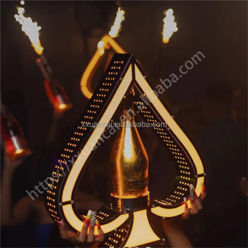 Презентор металлической бутылки шампанского ACE OF SPADE