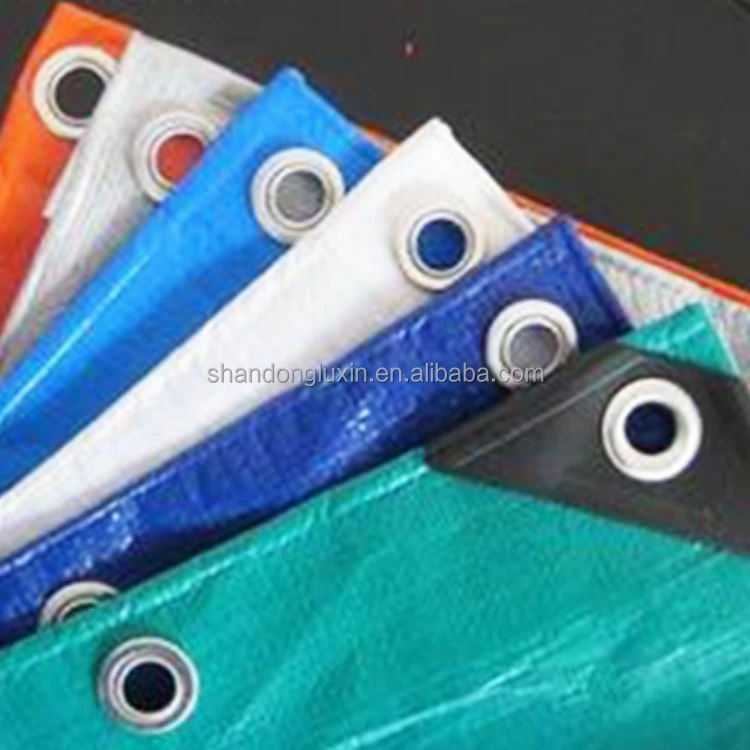 Factory direct sales polyethylene green rainproof tarpaulin light easy to carry