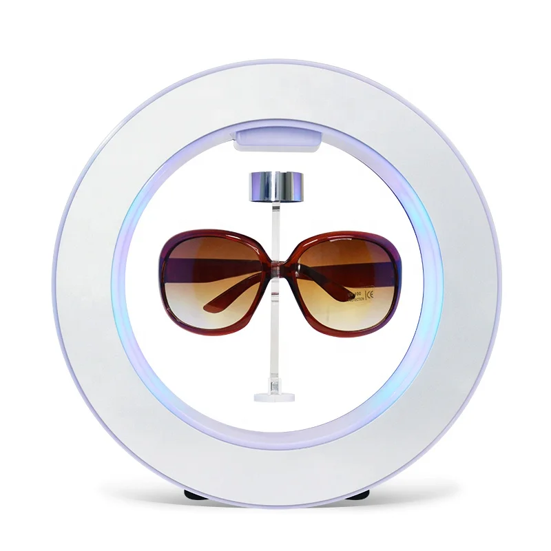 Luxury Hot Sale Magnetic Floating Eyewear Displays Levitating Rotating glasses Sunglasses Display Stand Advertising Display Rack