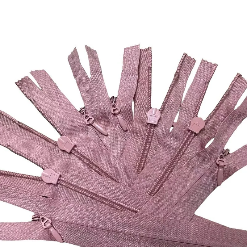 Quality Zips #5 invisible closed end Custom Zipper 60cm Multiple lengths Wedding dress throw pillow skirt zipper