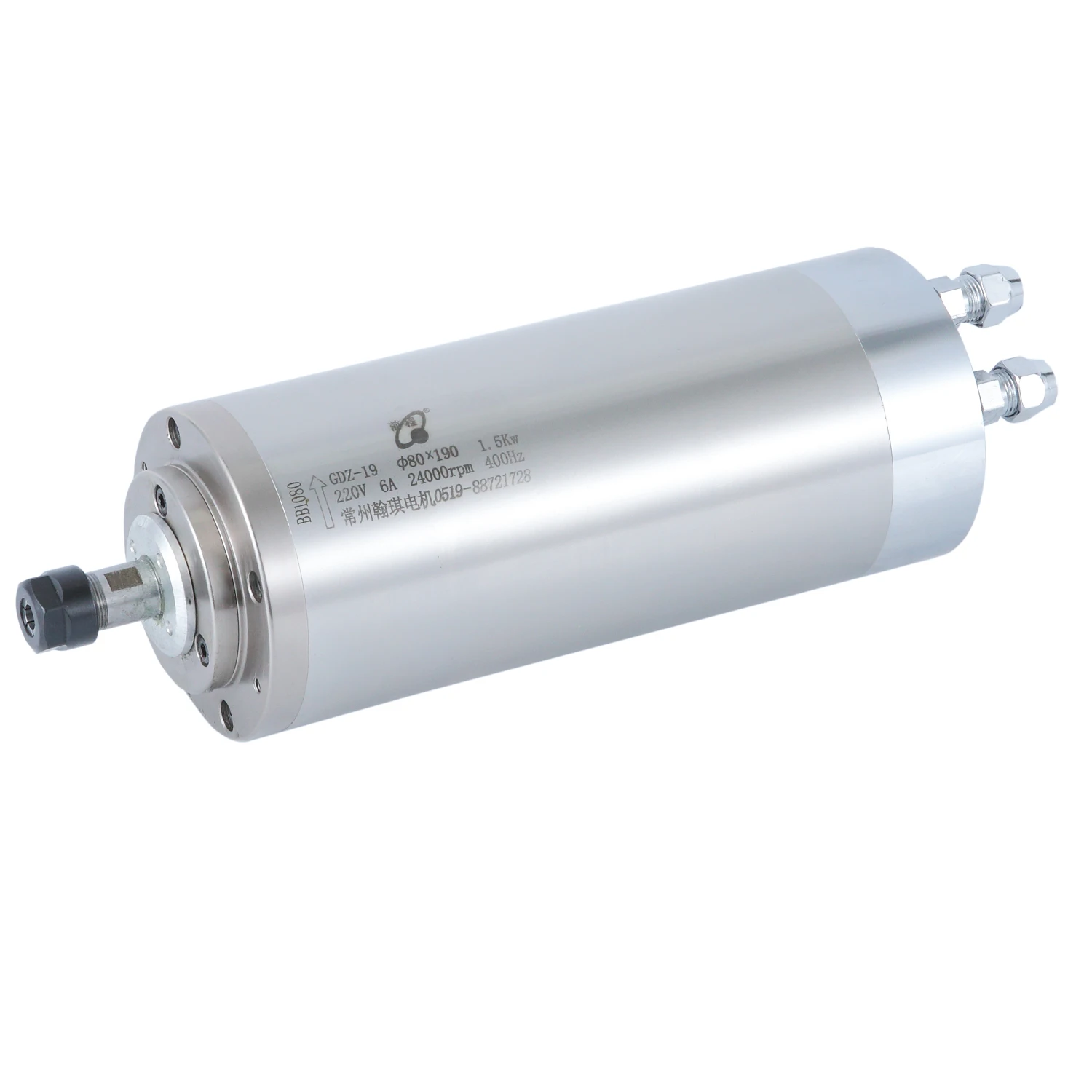 HQD GDZ-19  ER11 1.5Kw 24000rpm 220v 6A 400Hz  Water Cooling ATC  husillo broche woodworking Spindle
