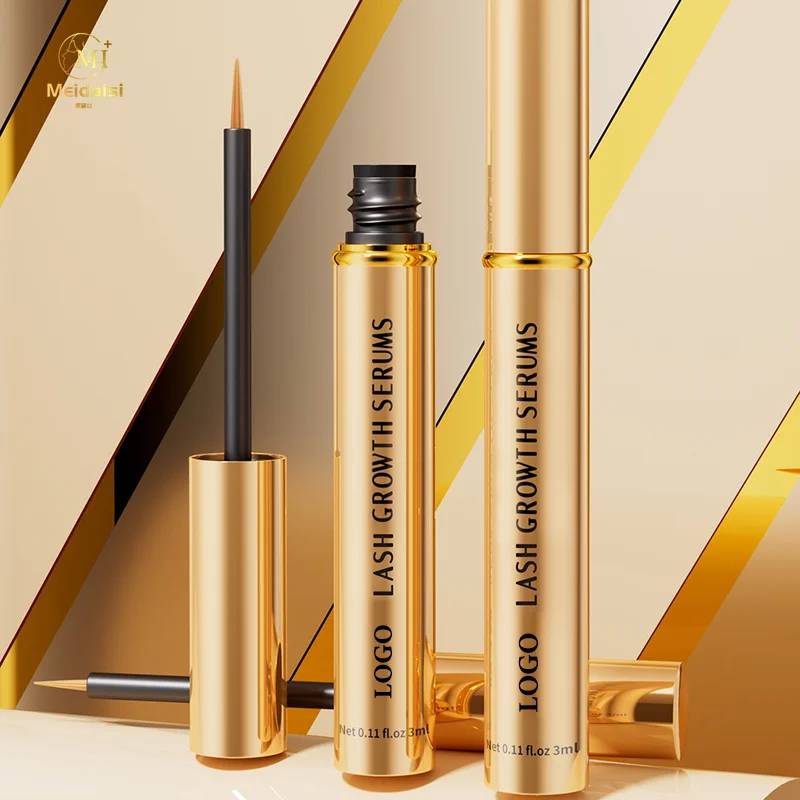 Wholesale Eyelash Serum Lash Vitamin B Oil Natural Eye Brow Lash Growth Extension Eyelash Growth Serum Private Label