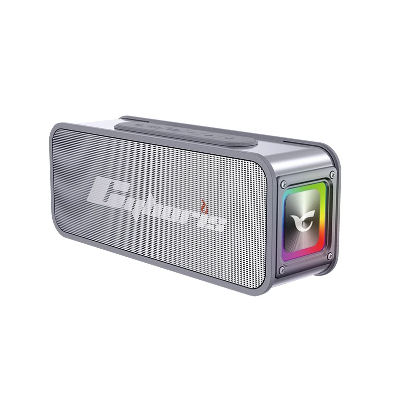 Portable Blue tooth Speaker, 60W Wireless Speaker IXX6 Waterproof Subwoofer Deep Bass with RGB Led Light, USB, TF Card, AUX, TWS