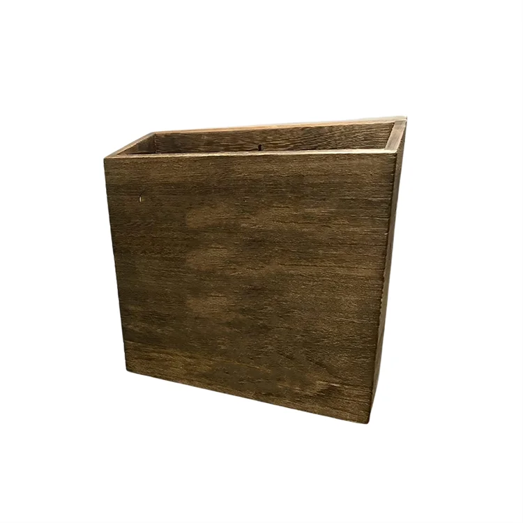 Mountable Lint Box Holder Trash Can Or Organization And Storage Bin Washer Dryer Supplies Laundry Room Wooden Lint Bin