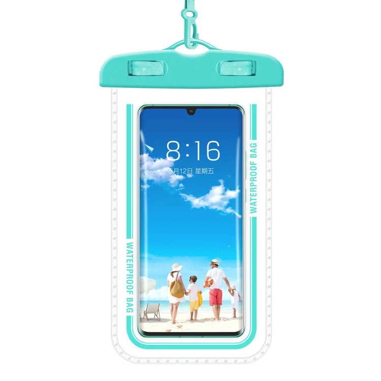 Hot Sale Transparent PVC Mobile Phone Waterproof Bag case Swim Diving Surfing Waterproof Universal Cell Phone Pouch