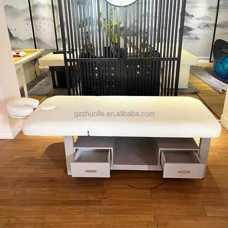 Hardwood Manual Table Ayurveda Massage Table De massage bed for shirodhara oil Body Care