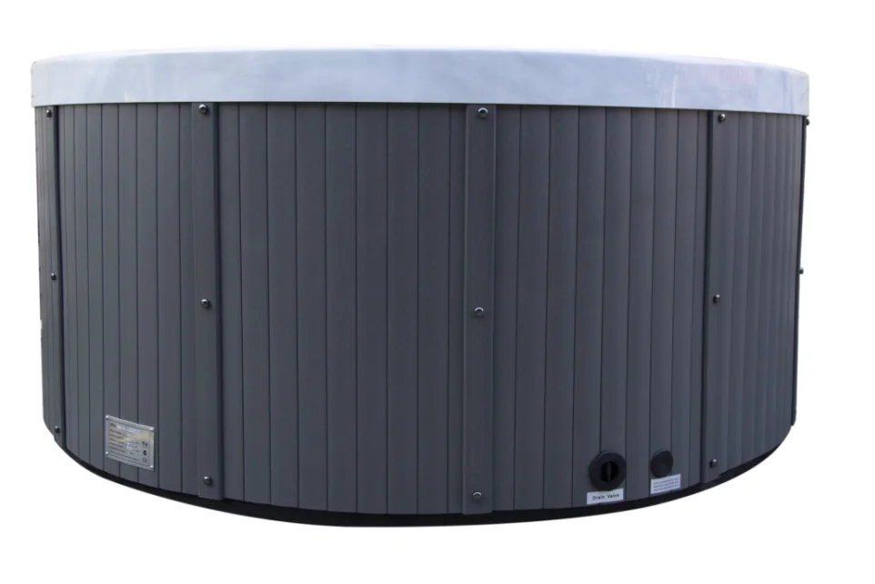 Modern Outdoor Hottub Balboa Control System White Freestanding Bathtub Portable Home Use Includes Stainless Steel Massage