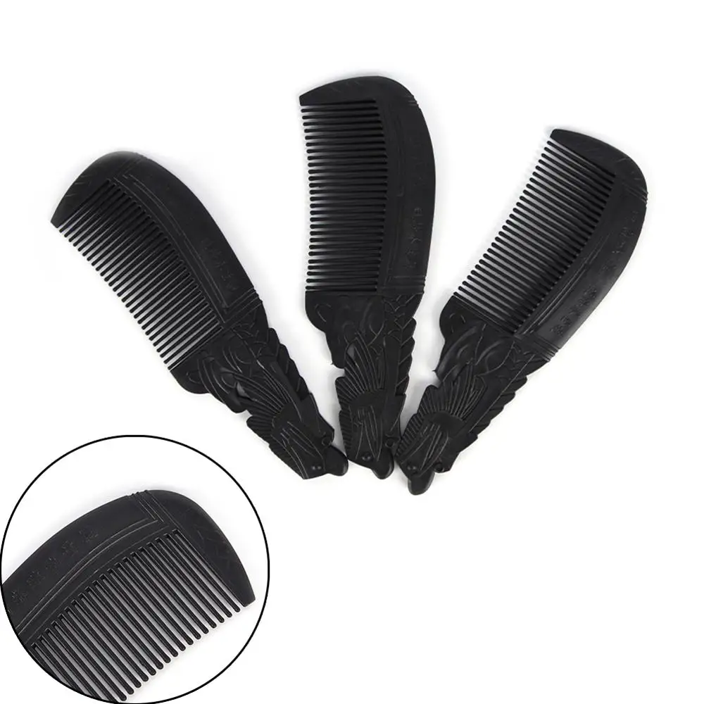 New Black Magnetic Activity Of Nano Health Care Tourmaline Energy Comb Natural Germanium Stone Comb