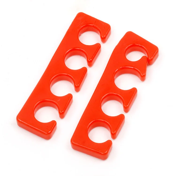 Silicone Pedicure Toe Separators Spacers Straighteners Feet Nail Divider Finger Divider Toenail Dividers