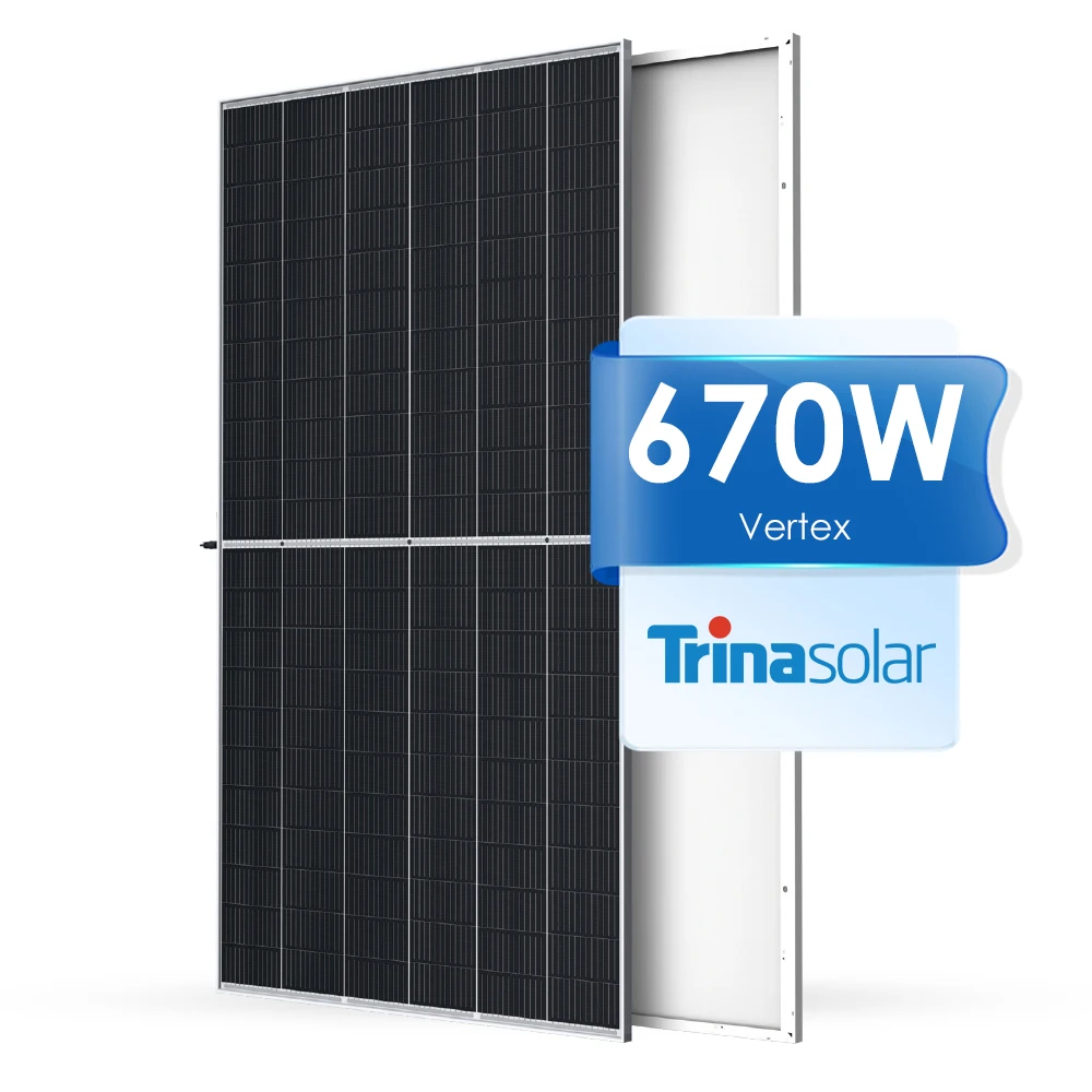 Trina solar panel 550w 500w 425w trina solar panel 670w photovoltaic biface panel trina solar with stock euro