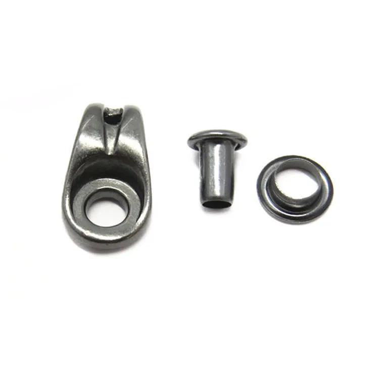 Изготовленный на заводе металлический ботинок шнурка крюк с ушко и заклепками