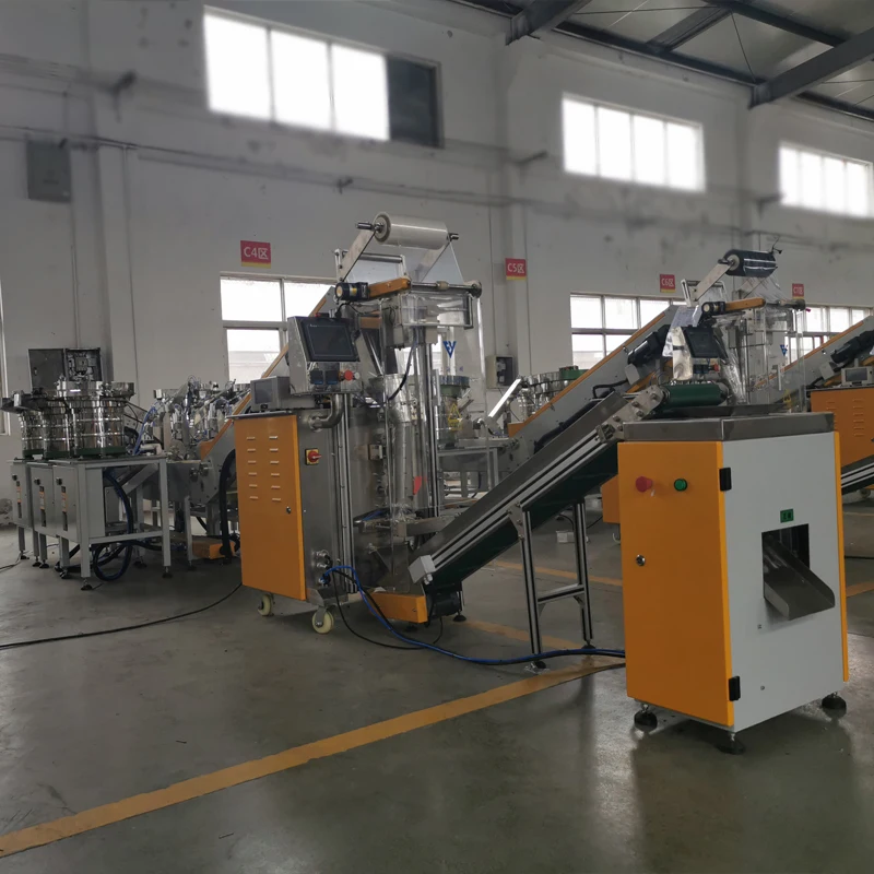 Automatic Fastener Stud Bolts Self Drilling Screws Plastic Anchor Screws Spring Pins Counting Bagging Packing Machine