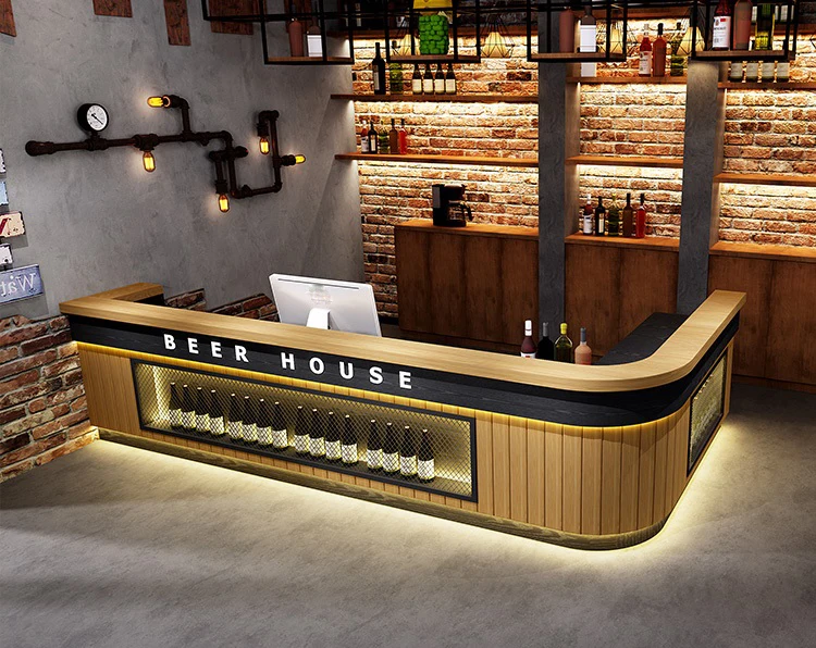 Restaurant coffee shop bar counter design house luxury hotel marble bar counter