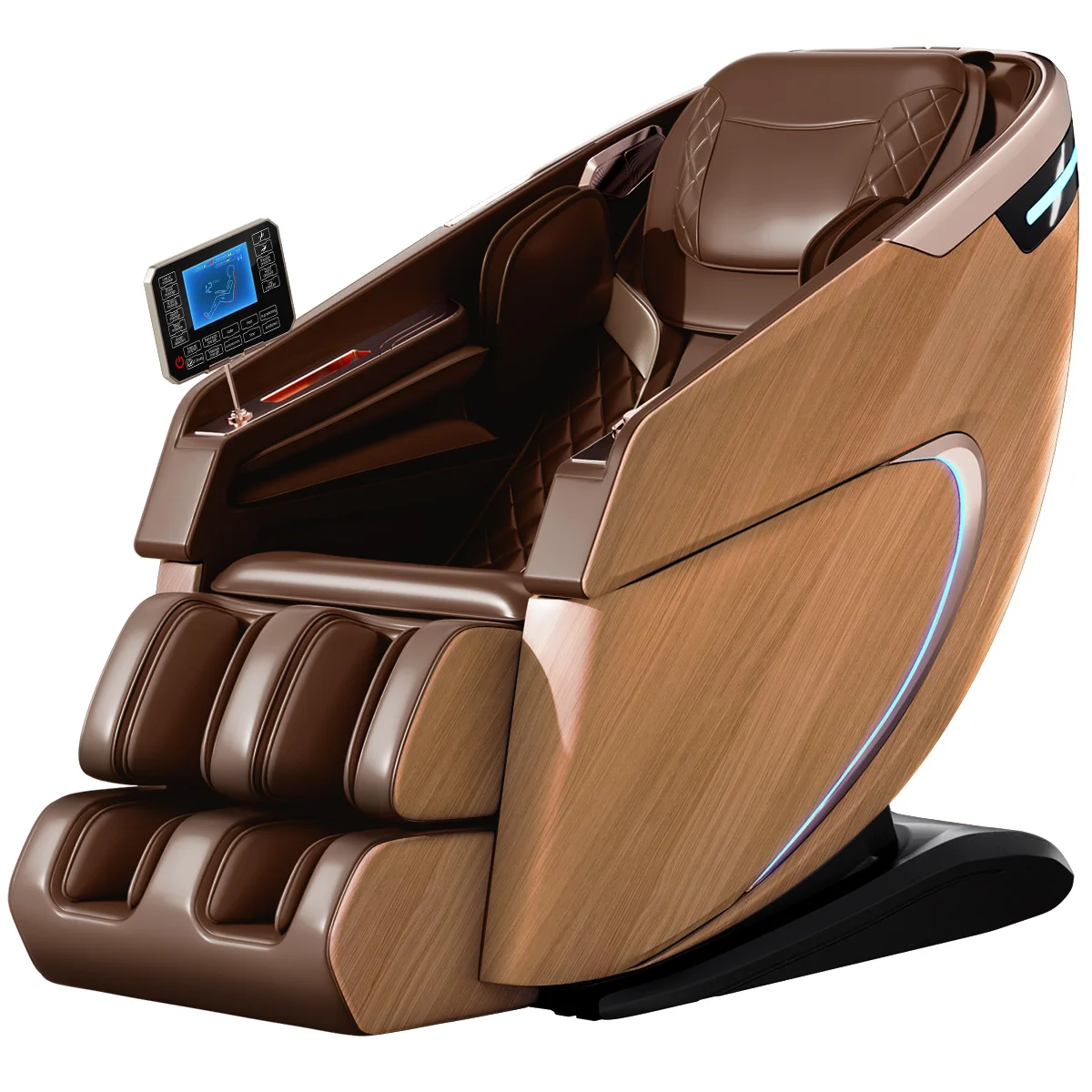 Leercon China Luxury Professional Health Electric Full Body Space Capsule Shiatsu Massage Chair 3D With Air Compression Masaj Ch