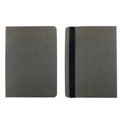 Customized One Fold Back Suction Pvc Gear Silicone Buckle High Quality Black Universal Tablet Case For Ipad