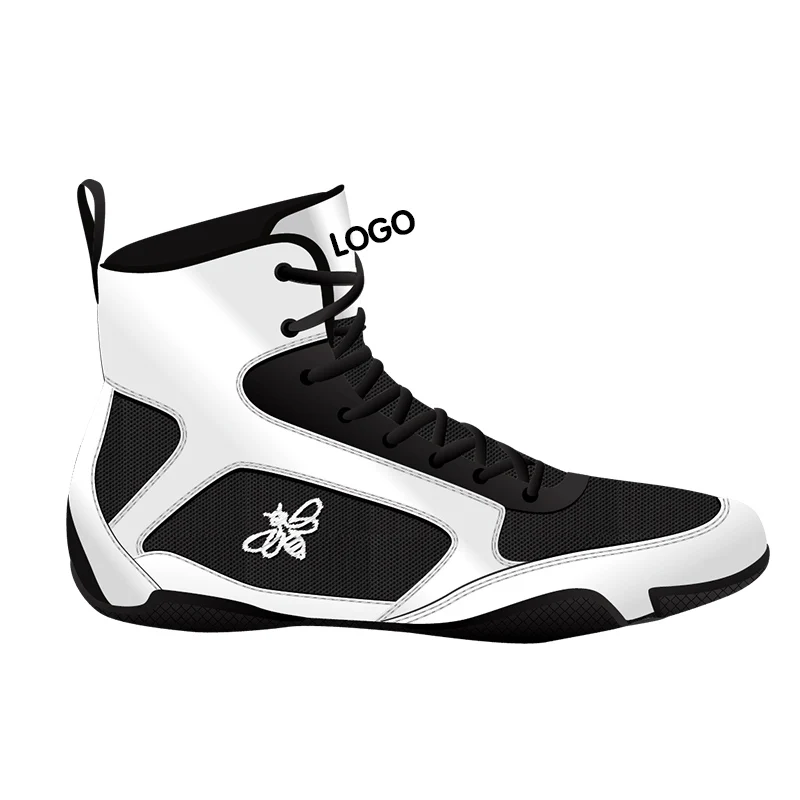 Customize Breathable Men Boxing Shoes Wholesale New Style High Quality Professional Man Wrestling Boxing Shoes