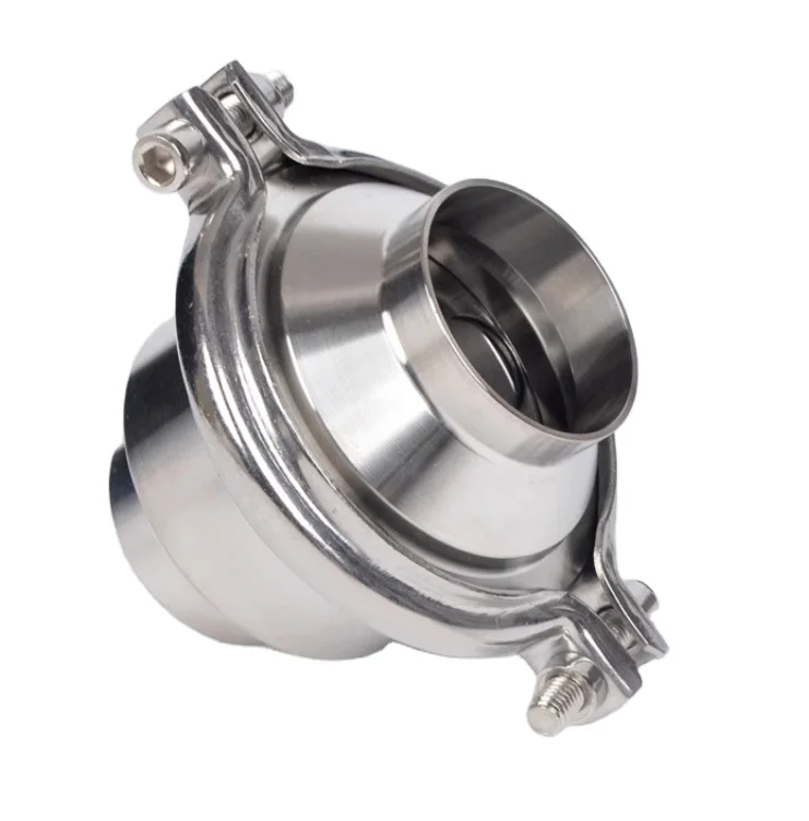 KQ low price SS 304 316L stainless steel one way non return metal NRV 3/4 2' 4 inch sanitary welded check valve