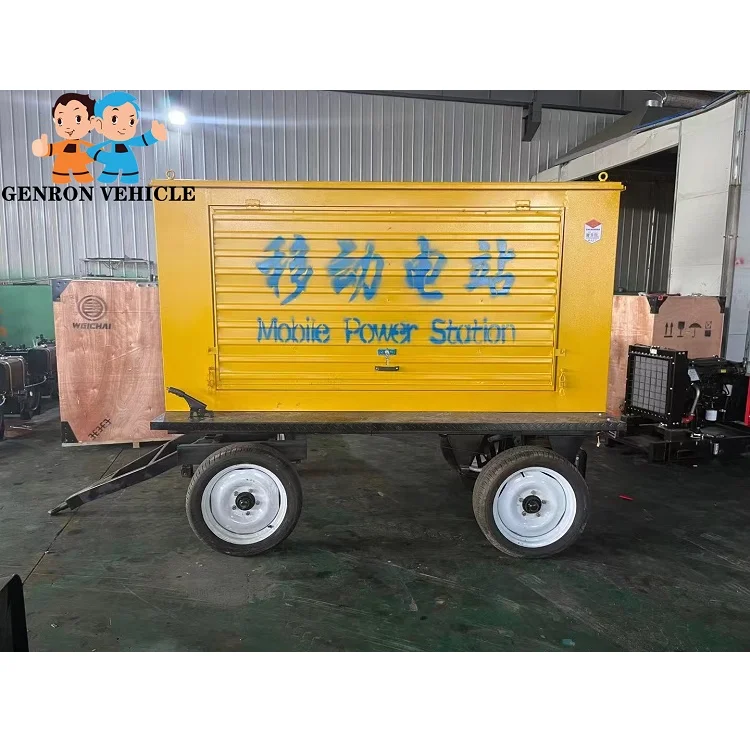 Made in China 30KW Mobile Power Station Generator Trailer for Sale in Africa and Central Asia