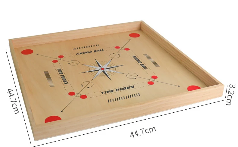 Classic Wooden Carrom Board Coin And Striker Kindergarten Parent-Child interactive Carrom Board Full Children Wooden Toy for kid